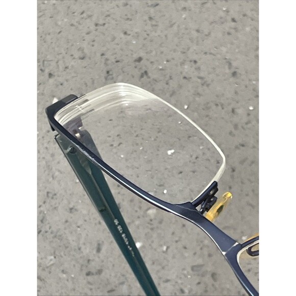 Takumi Eyeglasses 53-18-135 50 Patented Technology FRAMES Only Blue half rim main image 13